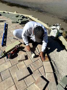 Laying Paving Slabs