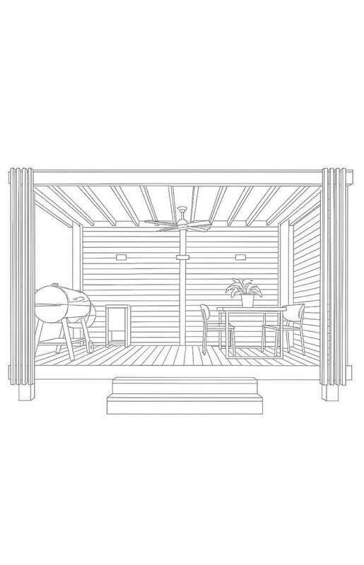 Outdoor Grilling Pavilion