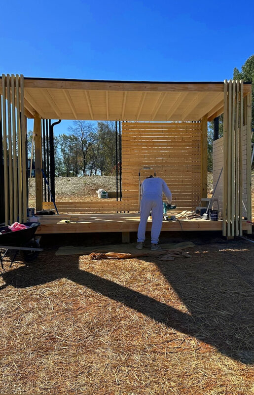 Outdoor Grilling Pavilion